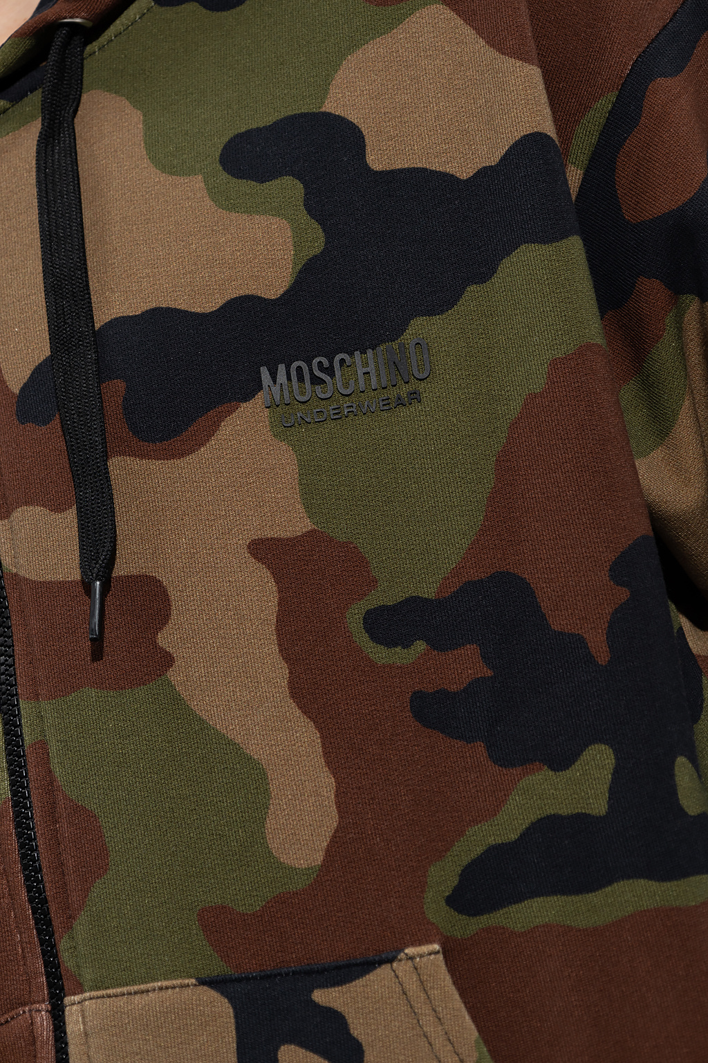 Moschino camo sales hoodie